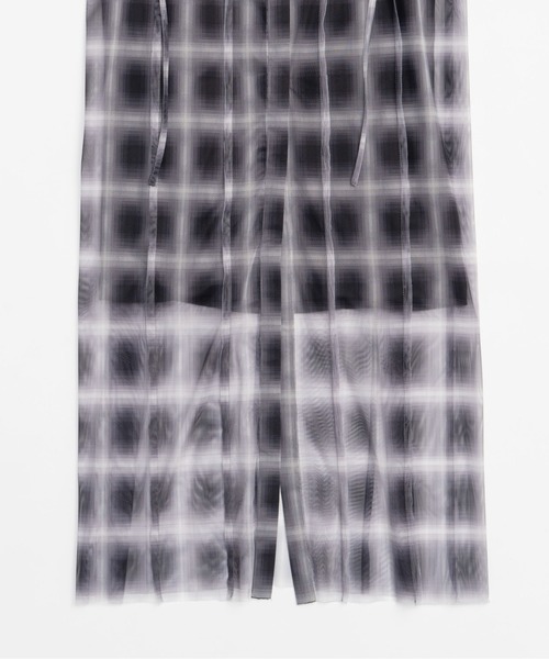 MAISON SPECIAL（メゾンスペシャル）の「See-through Plaid Layered
