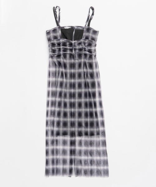 ワンピース S layered dress bug check THEREDTHREAD S layered dress bug check ワンピース