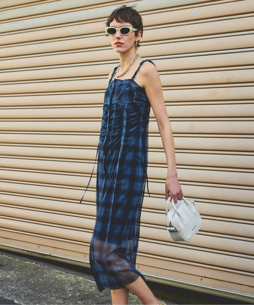 ワンピース MAISON SPECIAL Plaid Combination Dress MAISON SPECIAL ワンピース Plaid Tiered Dress/チェック