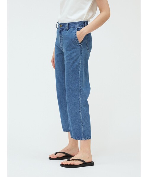 ✴︎新品✴︎mizuiroind ミズイロインド デニム　size2 mizuiro ind（ミズイロインド） ハイウェスト ワイドデニム