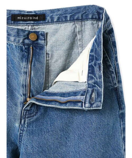 ⭐️mizuiro ind⭐️ミズイロインド ストレートデニムパンツ.3 ⭐️mizuiro ind⭐️ミズイロインド ストレートデニムパンツ.3