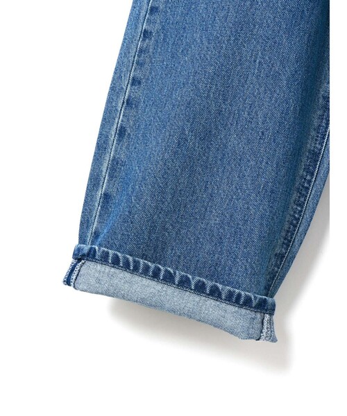 mizuiroind（ミズイロインド）の「mizuiro ind ストレートデニムパンツ（デニムパンツ・レディース・ライトブルー・2）」の15枚目の写真