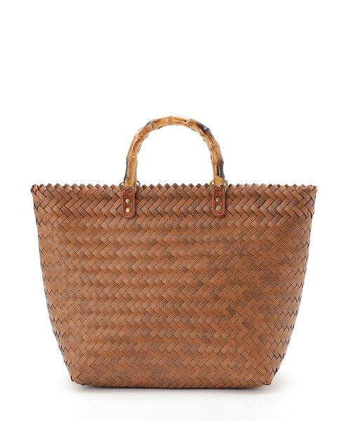 SHOO・LA・RUE（シューラルー）の「雑材風メッシュトートバッグ（トートバッグ・レディース・ダークブラウン/ブラック・00）」の10枚目の写真