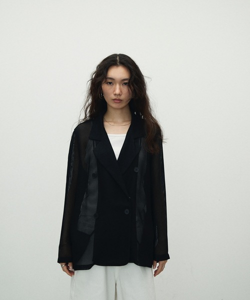 スリムなシルエット【Mackage】LEILANI テーラードジャケット スリムなシルエット【Mackage】LEILANI テーラードジャケット