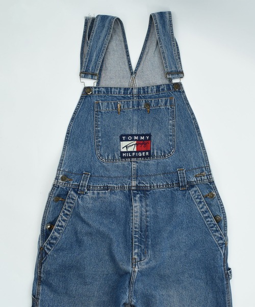 TOMMY HILFIGER（トミーヒルフィガー）の「【ヴィンテージ古着】90’s TOMMY HILFIGER オーバーオール（サロペット/オーバーオール・メンズ・ブルー・X-LARGE）」の2枚目の写真