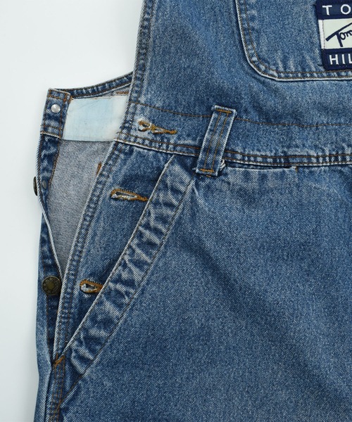 TOMMY HILFIGER（トミーヒルフィガー）の「【ヴィンテージ古着】90’s TOMMY HILFIGER オーバーオール（サロペット/オーバーオール・メンズ・ブルー・X-LARGE）」の7枚目の写真