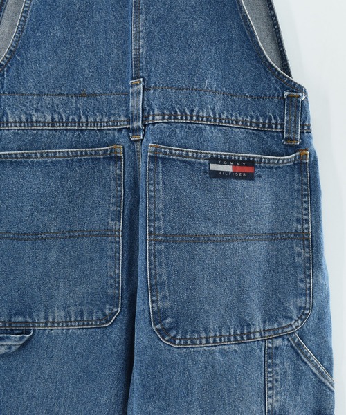 TOMMY HILFIGER（トミーヒルフィガー）の「【ヴィンテージ古着】90’s TOMMY HILFIGER オーバーオール（サロペット/オーバーオール・メンズ・ブルー・X-LARGE）」の12枚目の写真