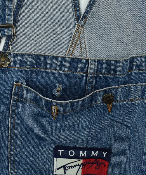 TOMMY HILFIGER（トミーヒルフィガー）の「【ヴィンテージ古着】90’s TOMMY HILFIGER オーバーオール（サロペット/オーバーオール・メンズ・ブルー・X-LARGE）」の5枚目の写真