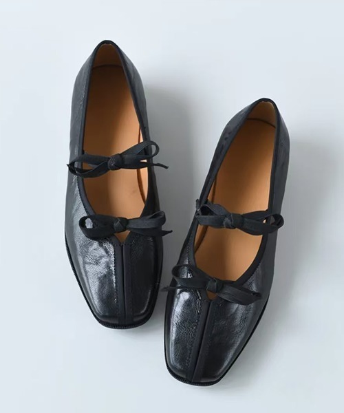mebole(メボレ)の「スクエアトゥribbonパンプス(パンプス・レディース・ブラウン/ブラック・LARGE/MEDIUM/SMALL)」の10枚目の写真
