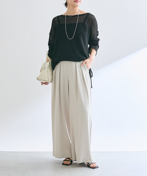 メランジルーズニット（ニット/セーター）｜RIVE DROITE（リヴドロワ