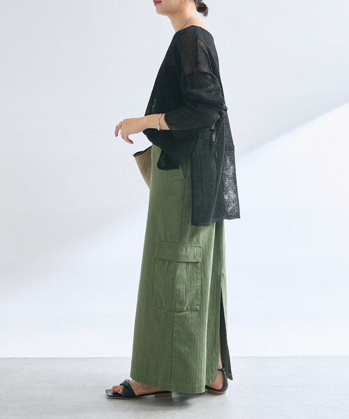 メランジルーズニット（ニット/セーター）｜RIVE DROITE（リヴドロワ