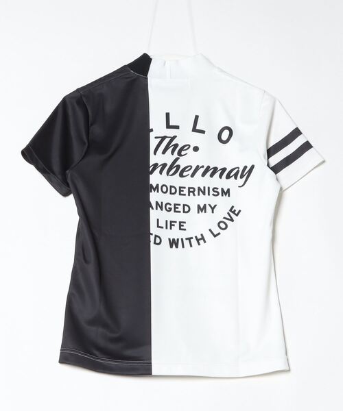 DECEMBERMAY(ディセンバーメイ)の「Lovers tiger bicolor mock neck shirt(Tシャツ/カットソー・レディース・ネイビー/ブルー/ブラック×ホワイト・MEDIUM/SMALL)」の21枚目の写真