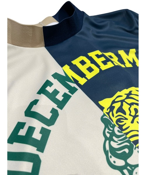 DECEMBERMAY(ディセンバーメイ)の「Lovers tiger bicolor mock neck shirt(Tシャツ/カットソー・レディース・ネイビー/ブルー/ブラック×ホワイト・MEDIUM/SMALL)」の7枚目の写真