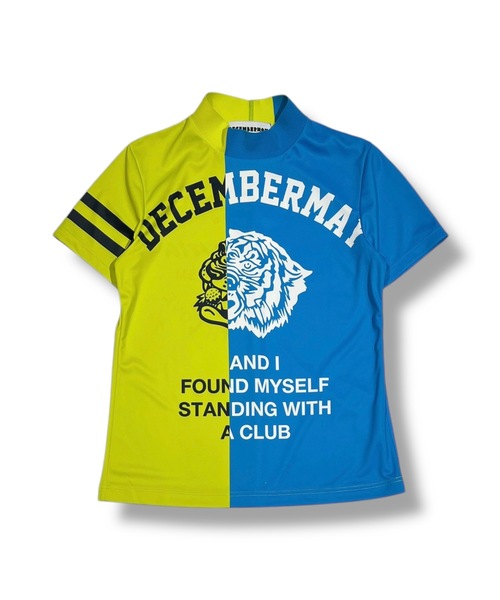 DECEMBERMAY(ディセンバーメイ)の「Lovers tiger bicolor mock neck shirt(Tシャツ/カットソー・レディース・ネイビー/ブルー/ブラック×ホワイト・MEDIUM/SMALL)」の9枚目の写真