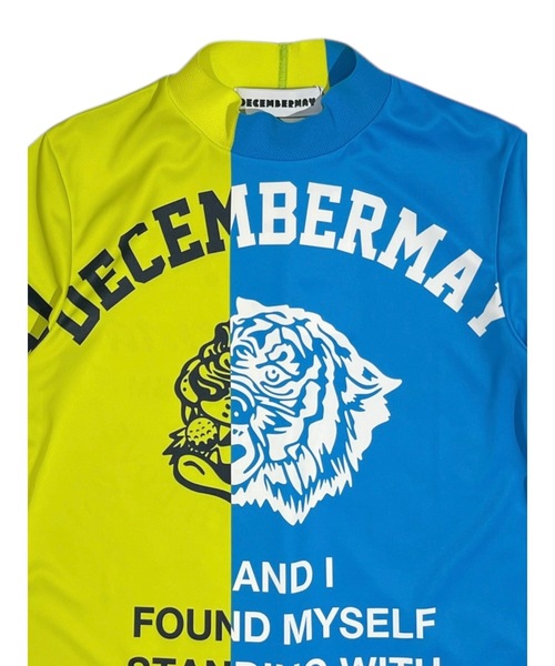 DECEMBERMAY(ディセンバーメイ)の「Lovers tiger bicolor mock neck shirt(Tシャツ/カットソー・レディース・ネイビー/ブルー/ブラック×ホワイト・MEDIUM/SMALL)」の11枚目の写真