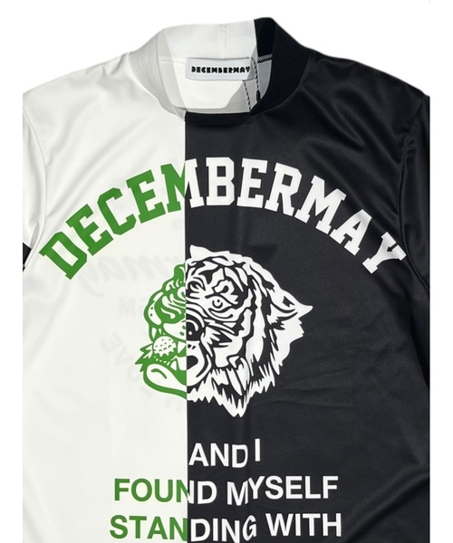 DECEMBERMAY(ディセンバーメイ)の「Lovers tiger bicolor mock neck shirt(Tシャツ/カットソー・レディース・ネイビー/ブルー/ブラック×ホワイト・MEDIUM/SMALL)」の18枚目の写真