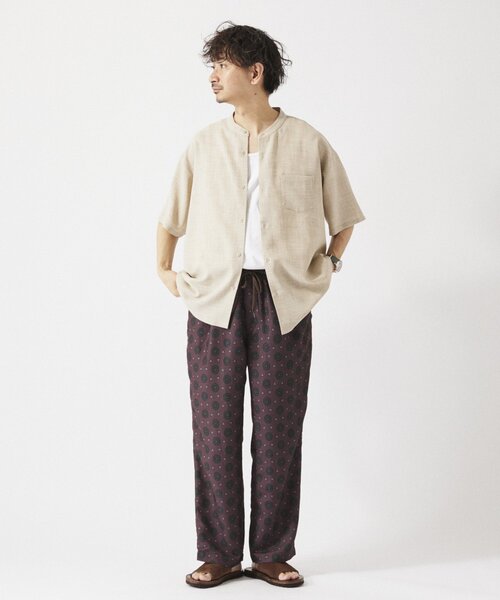 JOURNAL STANDARD relume ノーカラーコート　イージーパンツ JOURNAL STANDARD relume（ジャーナルスタンダード レリューム