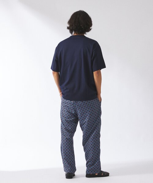 JOURNAL STANDARD relume(ジャーナルスタンダード レリューム)の「ホールパターンプリント ワイドイージーパンツ(その他パンツ・メンズ・ネイビー/ベージュ系その他/ボルドー/ブラック/グレー・MEDIUM/LARGE)」の22枚目の写真