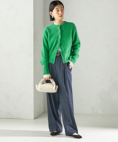 セール】〈手洗い可能〉デニムライク 2タック ワイド パンツ（その他