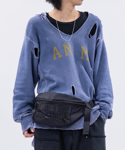 THRASHER（スラッシャー）の「【Y】〔THRASHER/スラッシャー〕キーフック付き ワンポイントロゴ ウエストバック（ボディバッグ/ウエストポーチ・メンズ・ホワイト/ダークグリーン/ブラック・FREE）」の19枚目の写真