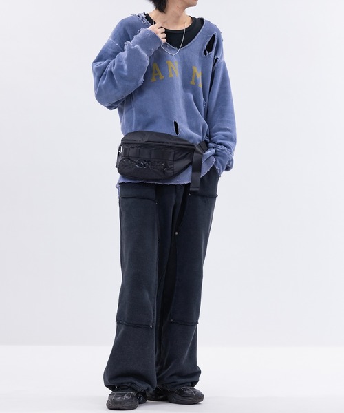 THRASHER（スラッシャー）の「【Y】〔THRASHER/スラッシャー〕キーフック付き ワンポイントロゴ ウエストバック（ボディバッグ/ウエストポーチ・メンズ・ホワイト/ダークグリーン/ブラック・FREE）」の21枚目の写真