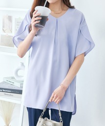 チューリップ袖コクーンゆるチュニック