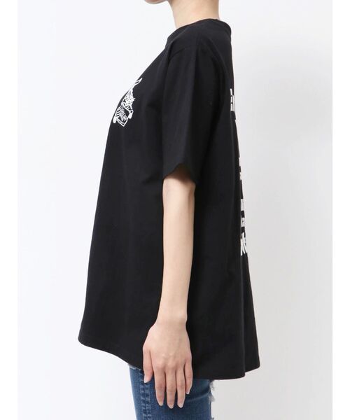 GYDA（ジェイダ）の「GAME HOLIC BUNNY BIG Tシャツ（Tシャツ/カットソー・レディース・オフホワイト/ブラック/スカイブルー/ライム・FREE）」の13枚目の写真