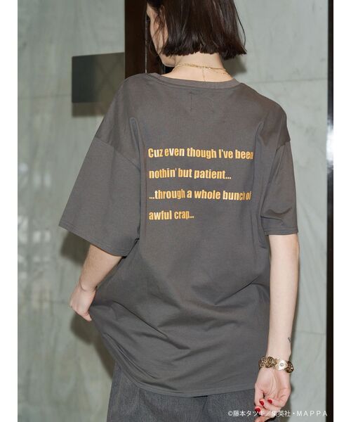 jouetie（ジュエティ）の「【TVアニメ『チェンソーマン』】シーンBIGTシャツ（Tシャツ/カットソー・レディース・レッド/ピンク/ブラック/オフホワイト・MEDIUM）」の20枚目の写真