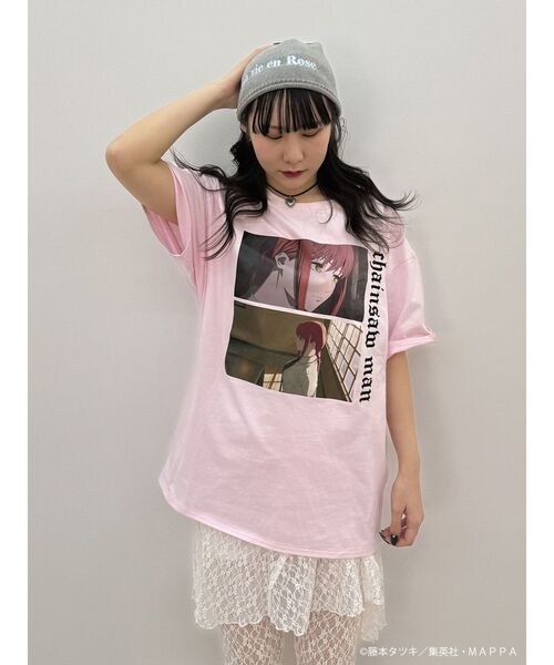 tシャツ 「TVアニメ「チェンソーマン」」フィットシーンTシャツ レディース jouetie tシャツ 「TVアニメ「チェンソーマン」」シーンBIGT