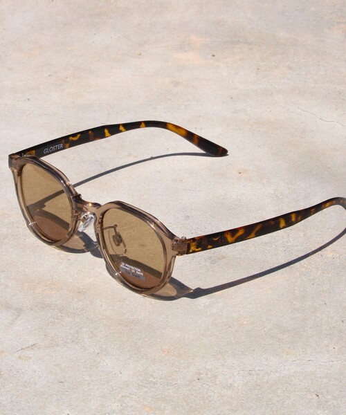 GLOSTER（グロスター）の「【GLOSTER/グロスター】クラウンパント セルフレーム カラーレンズサングラス（サングラス・メンズ・ブラウン/グレー/ブラウン系その他/キャメル/ベージュ/ダークグリーン/チャコールグレー/ロイヤルブルー・FREE）」の5枚目の写真