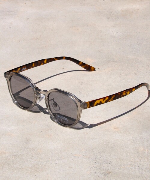 GLOSTER（グロスター）の「【GLOSTER/グロスター】クラウンパント セルフレーム カラーレンズサングラス（サングラス・メンズ・ブラウン/グレー/ブラウン系その他/キャメル/ベージュ/ダークグリーン/チャコールグレー/ロイヤルブルー・FREE）」の3枚目の写真