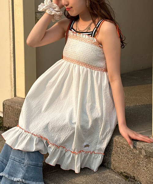 美品＊フランシュリッペ ポンポンキャット チュニック FL5 08a_97b0d2c3-ae3b-46d9-8fe1-