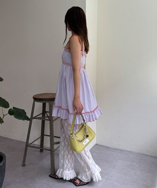 HELLO.SANFRANCISCO（ハローサンフランシスコ）の「【HELLO.SANFRANCISCO/ハローサンフランシスコ】2WAYシャーリングチュニックベアワンピ（チュニック・レディース・ブラック/オレンジ/ホワイト/パープル・ONE SIZE）」の11枚目の写真