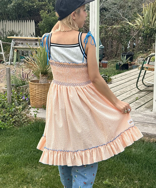 HELLO.SANFRANCISCO（ハローサンフランシスコ）の「【HELLO.SANFRANCISCO/ハローサンフランシスコ】2WAYシャーリングチュニックベアワンピ（チュニック・レディース・ブラック/オレンジ/ホワイト/パープル・ONE SIZE）」の14枚目の写真