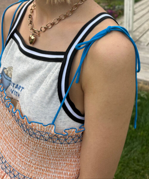 HELLO.SANFRANCISCO（ハローサンフランシスコ）の「【HELLO.SANFRANCISCO/ハローサンフランシスコ】2WAYシャーリングチュニックベアワンピ（チュニック・レディース・ブラック/オレンジ/ホワイト/パープル・ONE SIZE）」の21枚目の写真