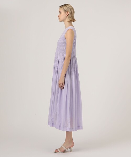 ne Quittez pas COTTON VOILE SHIRRING ドレス（ワンピース