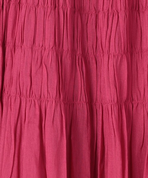 NE QUITTEZ PAS!（ヌキテパ）の「ne Quittez pas COTTON VOILE SHIRRING ドレス（ワンピース・レディース・ブラック/ライトパープル/ピンク・M）」の13枚目の写真