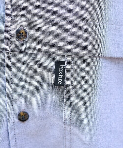 FREAK'S STORE（フリークスストア）の「Foxfire × FREAK'S STORE/フォックスファイヤー 別注 オックス フィッシングポケットショートスリーブシャツ（シャツ/ブラウス・レディース・その他13/サックスブルー/グレー・ﾌﾘ-）」の12枚目の写真