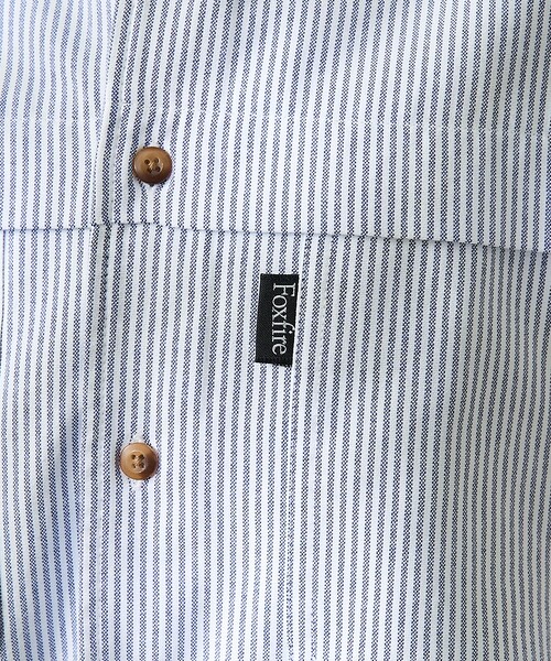 FREAK'S STORE（フリークスストア）の「Foxfire × FREAK'S STORE/フォックスファイヤー 別注 オックス フィッシングポケットショートスリーブシャツ（シャツ/ブラウス・レディース・その他13/サックスブルー/グレー・ﾌﾘ-）」の20枚目の写真