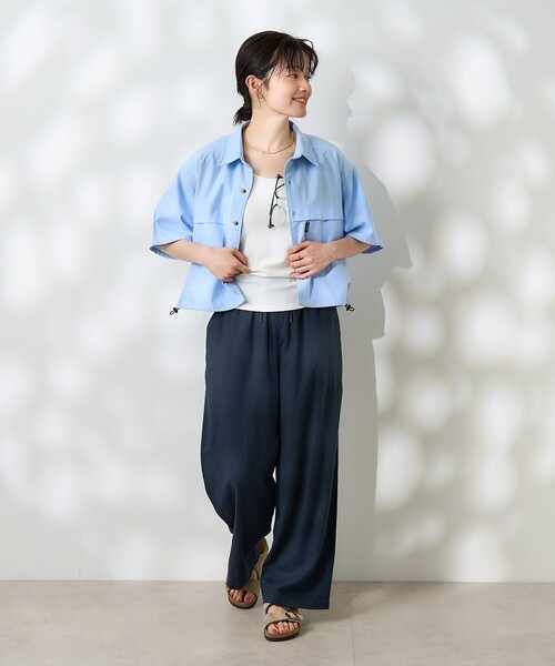 ブラウス シャツ Foxfire × FREAK'S STORE/フォックスファイヤー 別注 オックス フィッシングポケットショートスリーブシャツ レ Foxfire/別注 オックス フィッシングポケットショートスリーブ