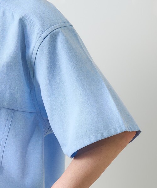 TFW49 ブルー ショートスリーブシャツ TFW49 青 ゴルフウェアショートスリーブシャツメンズ TFW49 半袖シャツ