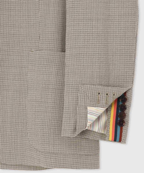 Paul Smith（ポールスミス）の「ウールシアサッカー シングル2ボタン ジャケット / 153111 2321（テーラードジャケット・メンズ・カーキブラウン/ネイビー/ダークグレー・SMALL/MEDIUM/LARGE/X-LARGE）」の11枚目の写真