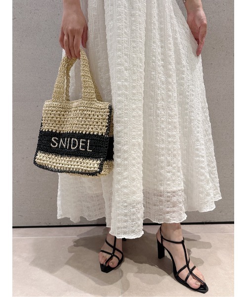 【最終値下げ】SNIDEL / スナイデル ショルダーリボンワンピース セール】ショルダーリボンワンピース（ワンピース）｜SNIDEL