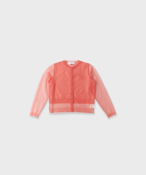 LE CIEL BLEU(ルシェルブルー)の「LE CIEL BLEU/ルシェルブルー Sheer Layered Cardigan シアーレイヤードカーディガン(カーディガン/ボレロ・レディース・ピンク・36)」の9枚目の写真