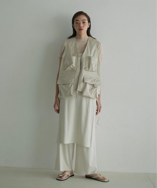 Sheer Tulle T-shirts（Tシャツ/カットソー）｜anuke