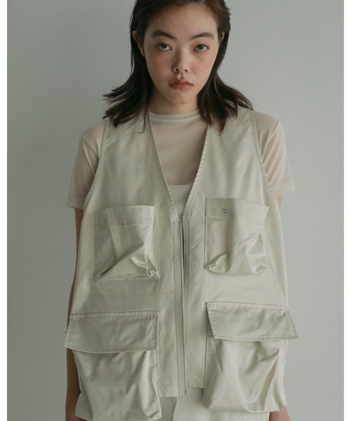 Sheer Tulle T-shirts（Tシャツ/カットソー）｜anuke