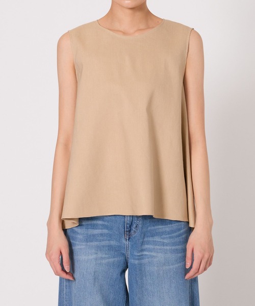 BABYLONE(バビロン)の「リネンレーヨンストレッチブラウス(シャツ/ブラウス・レディース・ベージュ/ブラック/サックスブルー・フリー)」の21枚目の写真