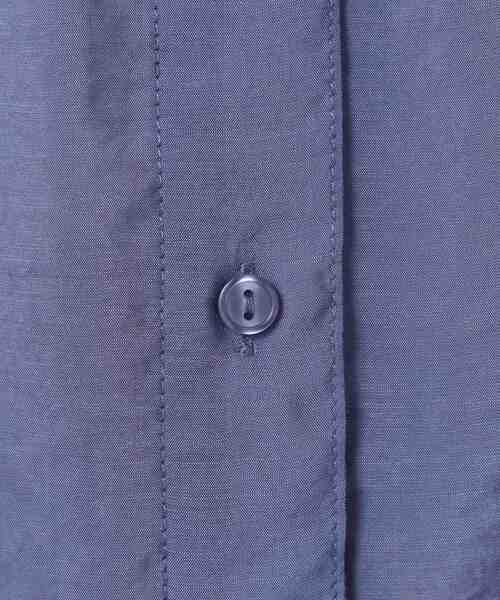 ITS'DEMO（イッツデモ）の「【手洗い可】シアーショート丈シャツ（シャツ/ブラウス・レディース・ブルー/ブラック/オフホワイト/キャメル・00）」の22枚目の写真