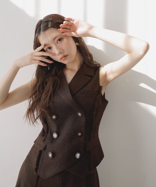 AKB48千葉恵里さん・水島美結さん着用】テーラードベスト