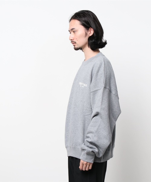 FOG ESSENTIALS(エフオージーエッセンシャルズ)の「FOG ESSENTIALS/エッセンシャルズ FOG 1POINT LOGO CREW SWEAT ロゴ トレーナー/ロゴ スウェット トレーナー 裏起毛 ワンポイント ロゴ オーバーサイズ(スウェット・メンズ・ミント/ヘザーグレー・M/L/XL)」の14枚目の写真